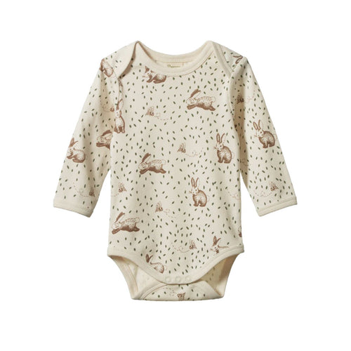 Nature Baby - Long Sleeve Bodysuit | Rabbitty