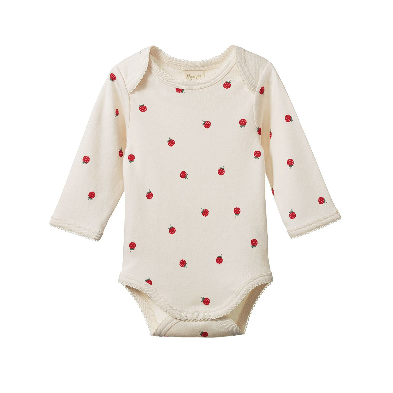 Nature Baby - Long Sleeve Bodysuit | Raspberry Bodysuit Nature Baby 