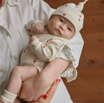 Nature Baby - Long Sleeve Bodysuit | Raspberry Bodysuit Nature Baby 