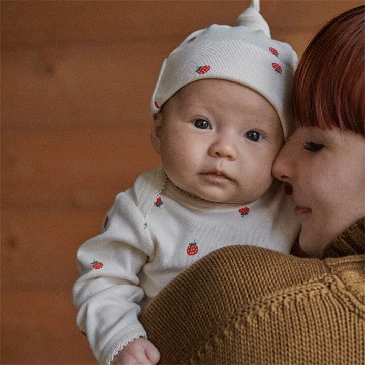 Nature Baby - Long Sleeve Bodysuit | Raspberry Bodysuit Nature Baby 