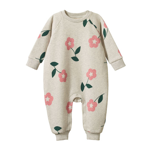 Nature Baby - Long Sleeve Juno Romper | Primrose Print