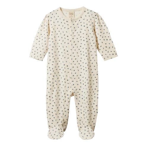 Nature Baby Lucy Suit - Blue Tulip Print