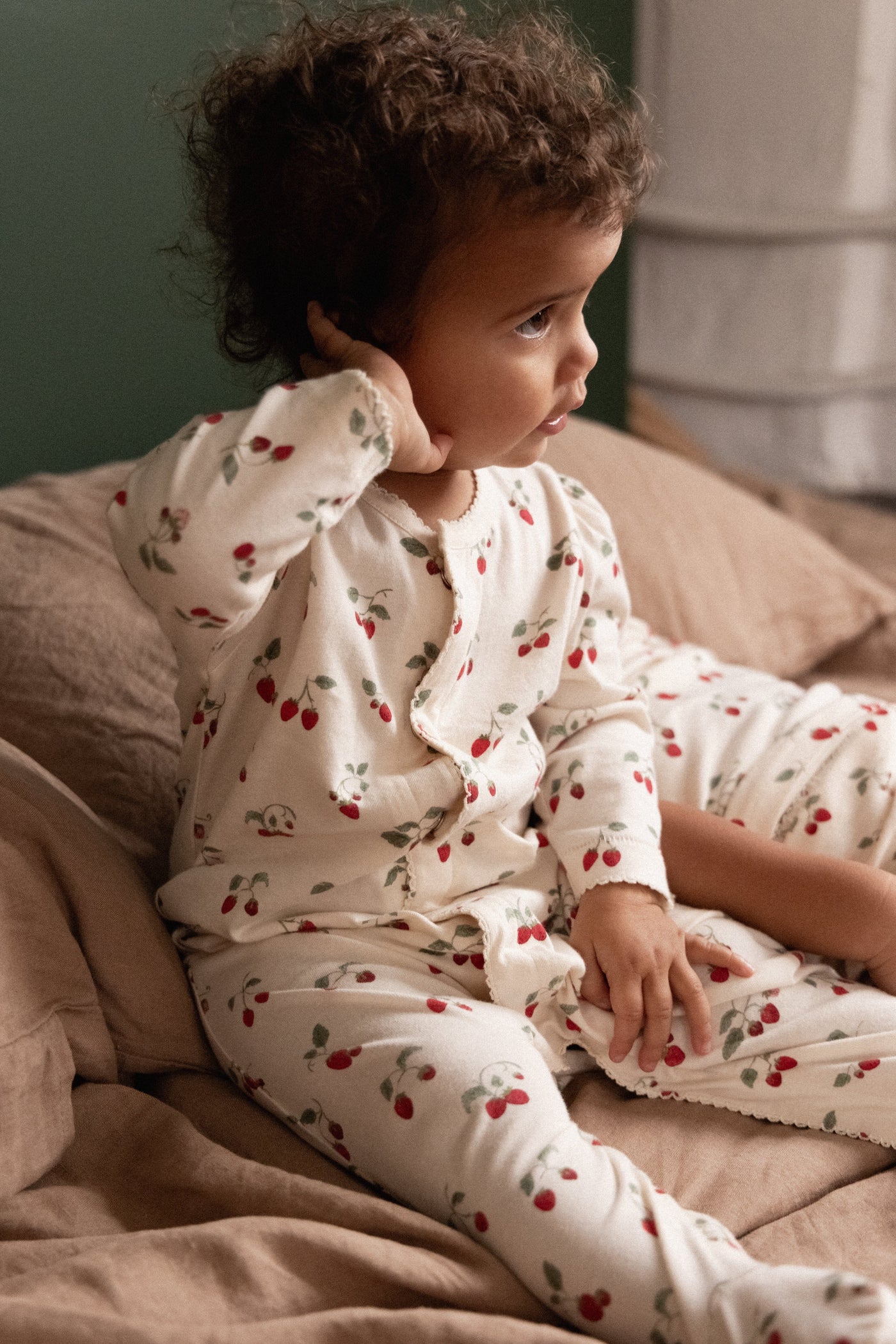 Nature Baby - Lucy Suit | Strawberry Blush Zipsuit Nature Baby 