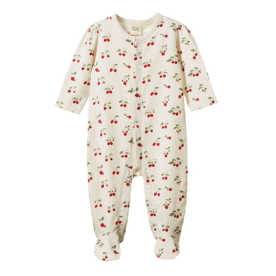 Nature Baby - Lucy Suit | Strawberry Blush Zipsuit Nature Baby 