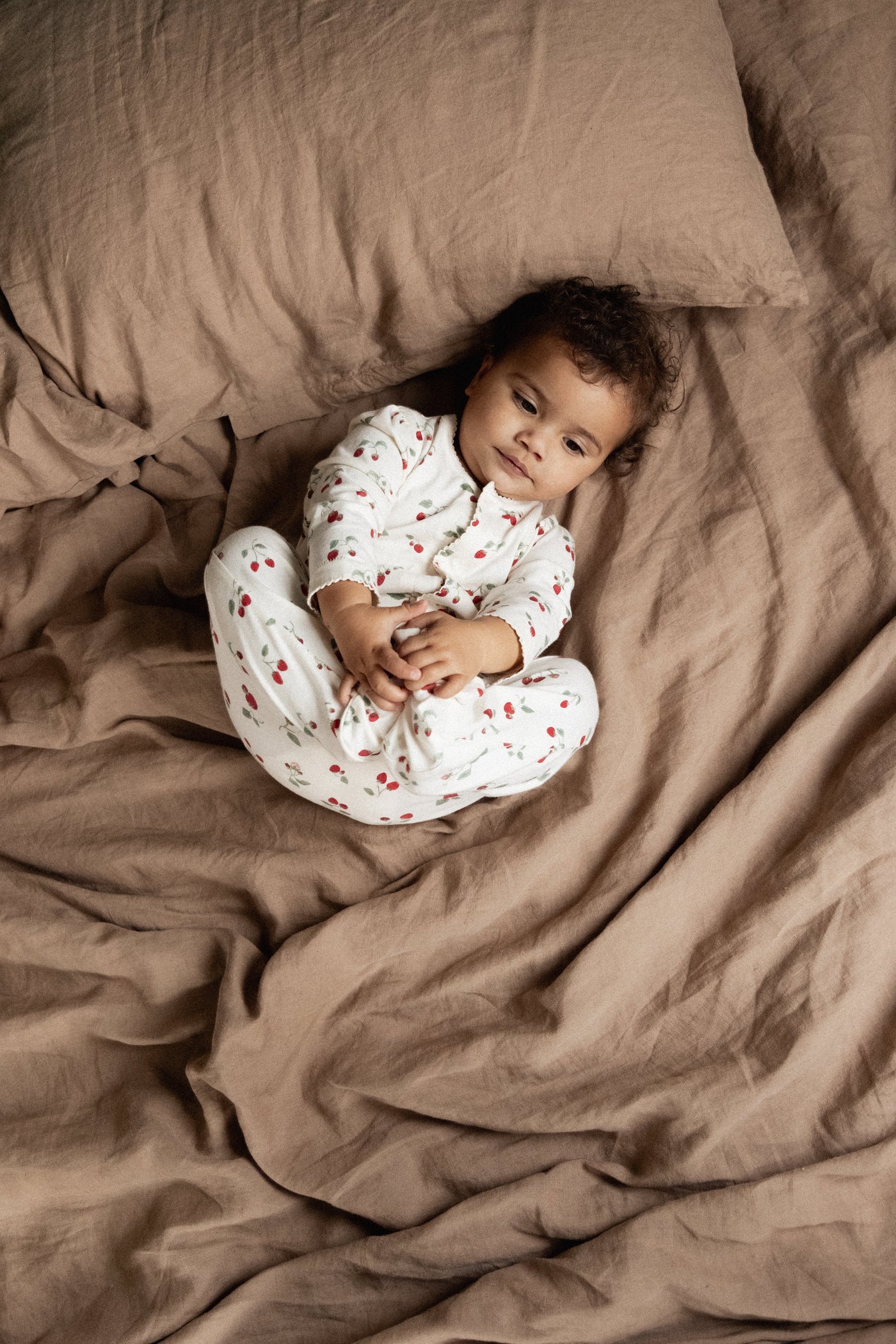 Nature Baby - Lucy Suit | Strawberry Blush Zipsuit Nature Baby 