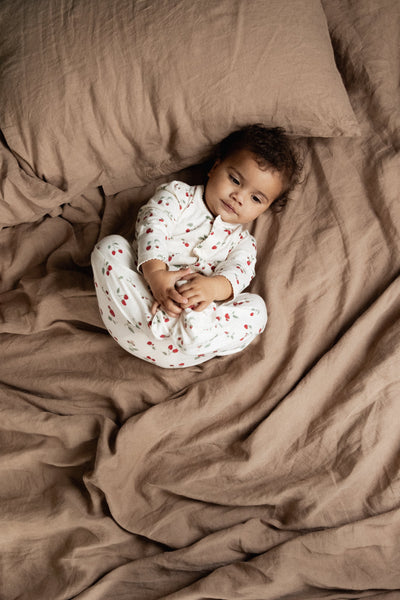 Nature Baby - Lucy Suit | Strawberry Blush Zipsuit Nature Baby 