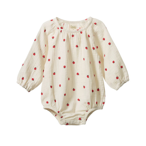 Nature Baby - Meadow Bodysuit | Raspberry