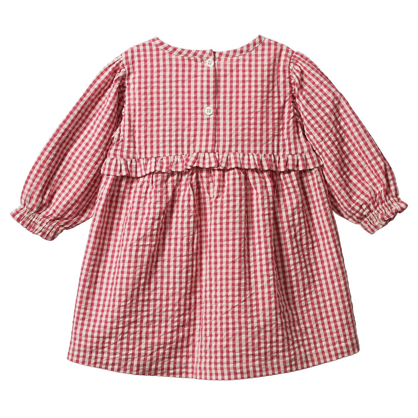 Nature Baby - Nora Dress | Jam Check Long Sleeve Dress Nature Baby 