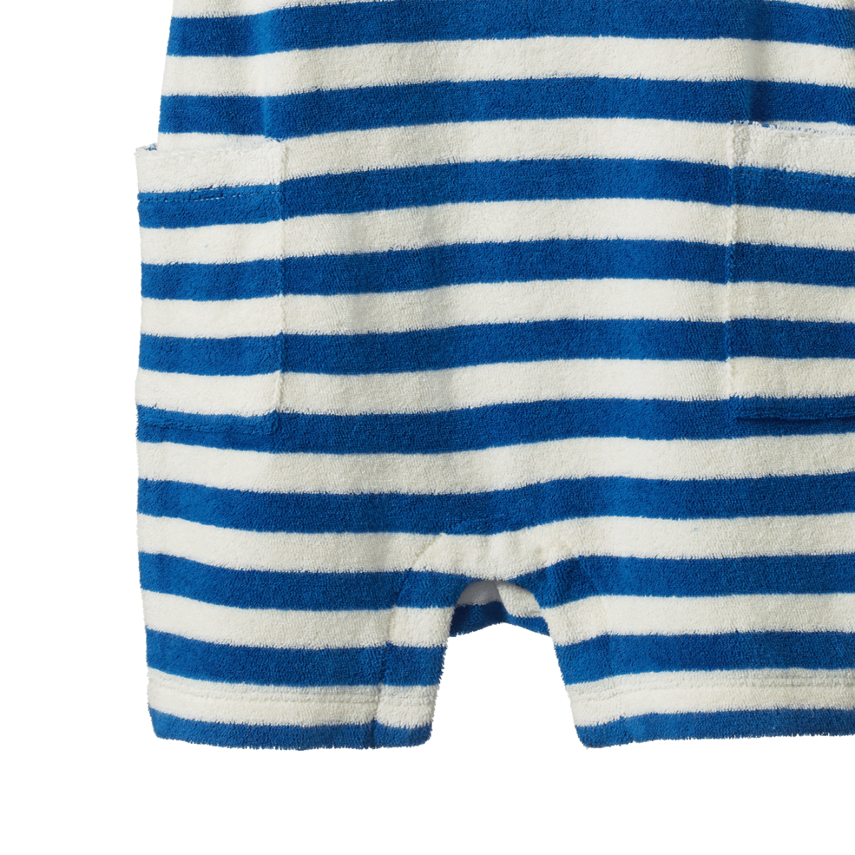 Nature Baby Ocean Suit - Mariner Stripe Growsuit Nature Baby 