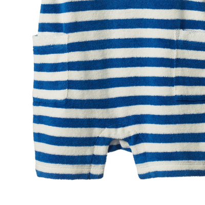 Nature Baby Ocean Suit - Mariner Stripe Growsuit Nature Baby 