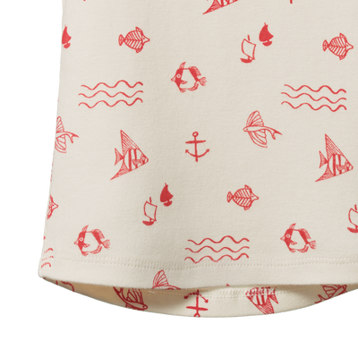 Nature Baby Ocean Tank - Atlantic Red Print Singlet Nature Baby 