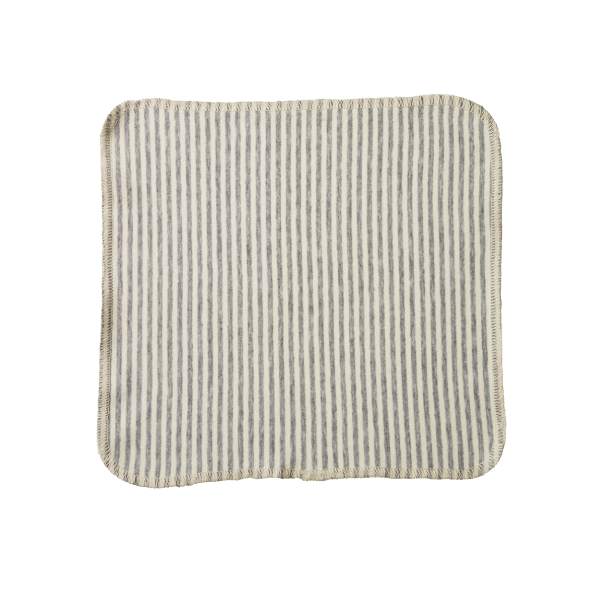 Nature Baby Organic Jersey Face Cloth 10 Pack - Natural/Grey Marl Stripe Wash Cloth Nature Baby 