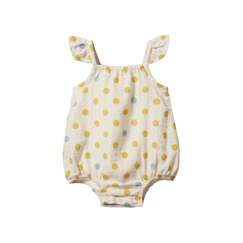 Nature Baby Petal Suit - Summer Polka Dot Print