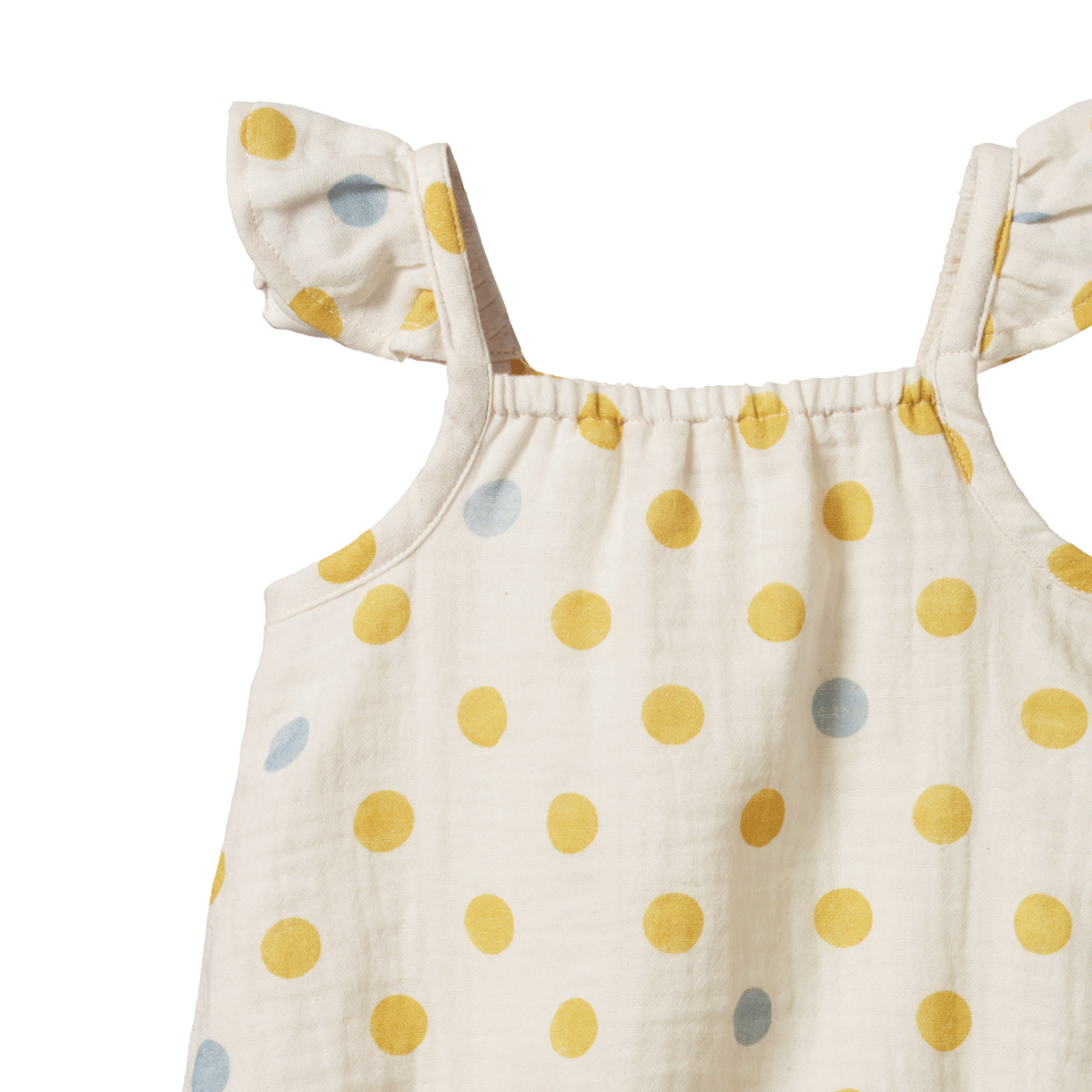 Nature Baby Petal Suit - Summer Polka Dot Print Playsuit Nature Baby 