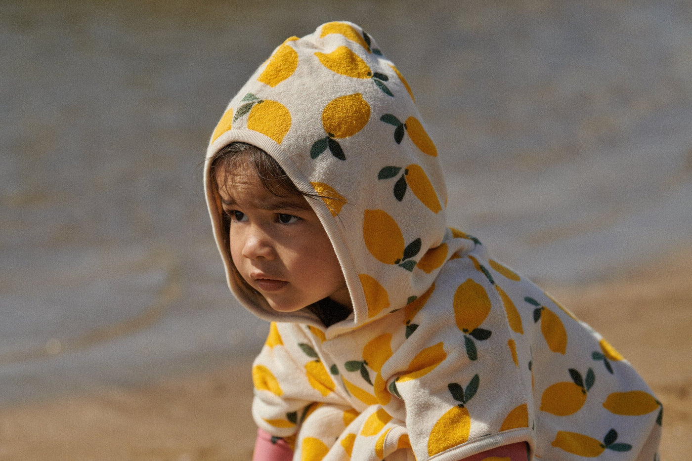 Nature Baby - Poncho Towel | Lemon Terry - Organic Cotton Towel Nature Baby 