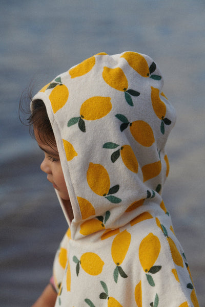 Nature Baby - Poncho Towel | Lemon Terry - Organic Cotton Towel Nature Baby 