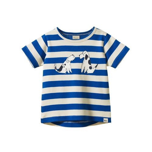 Nature Baby - River Tee | Dog Walk Blue - PRE ORDER