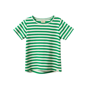 Nature Baby River Tee - Kelly Green Sea Stripe