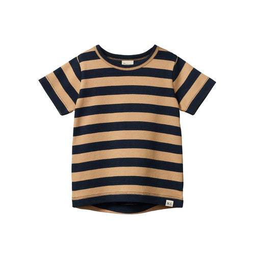 Nature Baby - River Tee | Navy/Caramel
