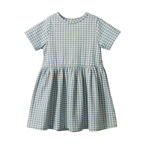 Nature Baby - Saturday Dress | Blue Gingham - PRE ORDER