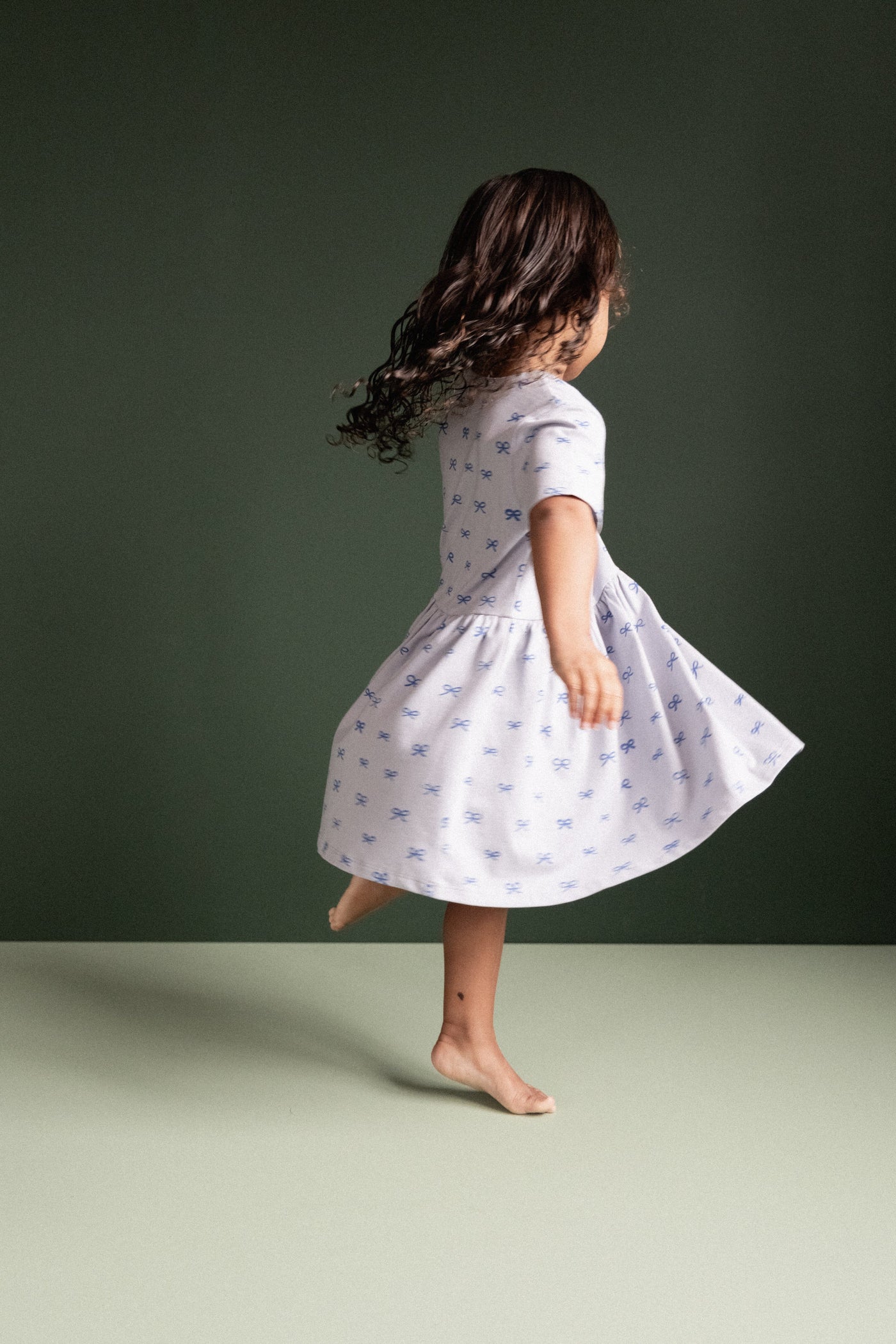 Nature Baby - Saturday Dress | Ribbons Short Sleeve Dress Nature Baby 