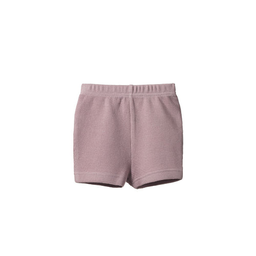 Nature Baby - Selby Waffle Shorts | Lilac - PRE ORDER