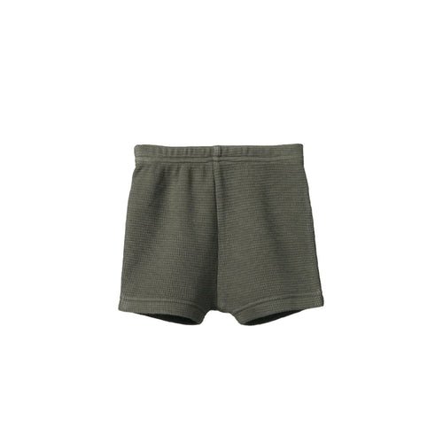 Nature Baby Selby Waffle Shorts - Thyme