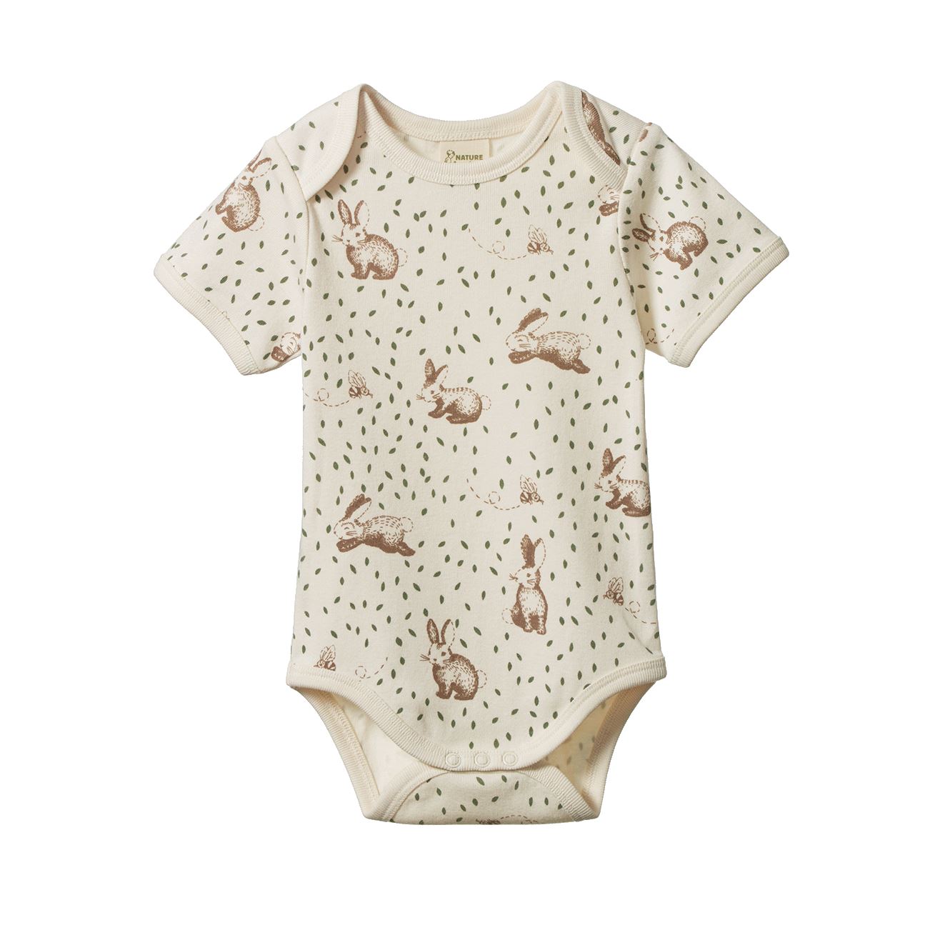 Nature Baby - Short Sleeve Bodysuit | Rabbitty Short Sleeve Bodysuit Nature Baby 