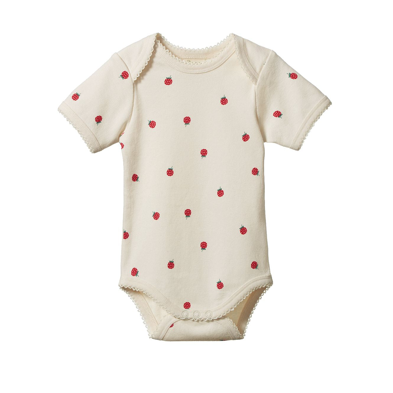 Nature Baby - Short Sleeve Bodysuit | Raspberry Bodysuit Nature Baby 