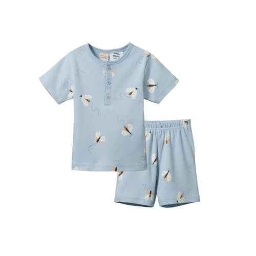 Nature Baby Short Sleeve Pyjamas Set - Butterfly Dance