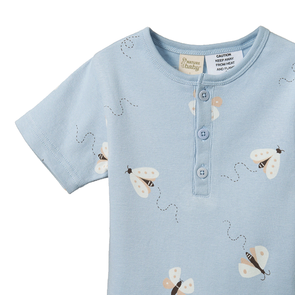 Nature Baby Short Sleeve Pyjamas Set - Butterfly Dance Short Sleeve Pyjamas Nature Baby 