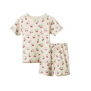 Nature Baby - Shortie Pyjama Set | Strawberry Blush