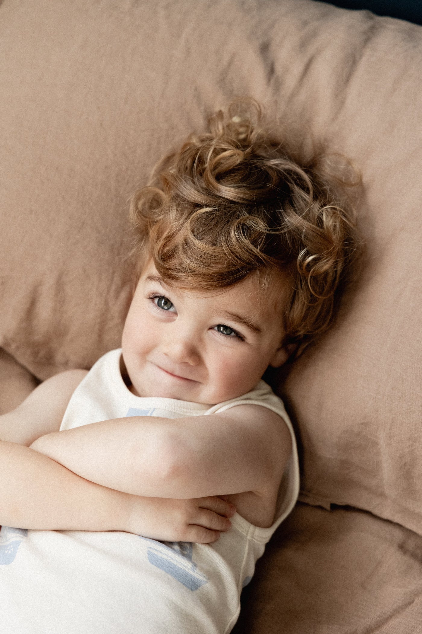 Nature Baby - Singlet Pyjama Set | Regatta Blue Short Sleeve Pyjamas Nature Baby 