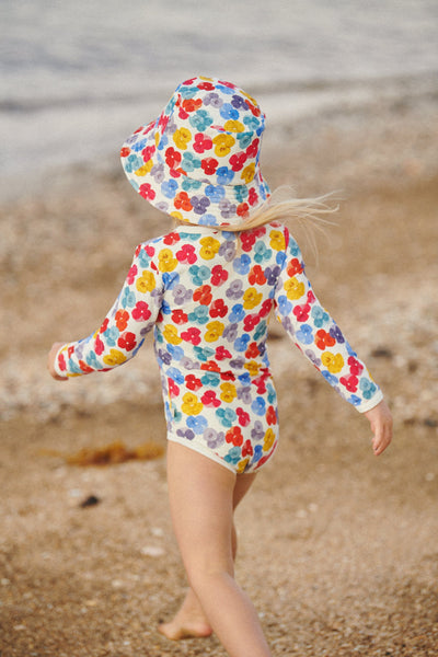 Nature Baby - Splash Sunhat | Painted Delphine Swim Hats Nature Baby 