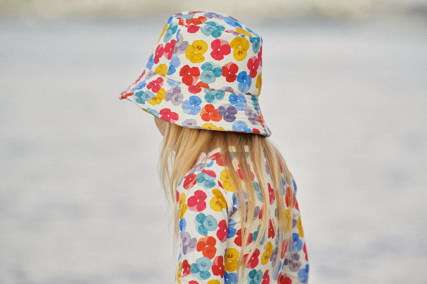 Nature Baby - Splash Sunhat | Painted Delphine Swim Hats Nature Baby 