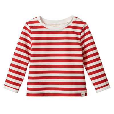 Nature Baby - Splash Top | Red Sea Stripe Rashie Nature Baby 