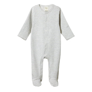 Nature Baby Stretch & Grow - Grey Marle Stripe