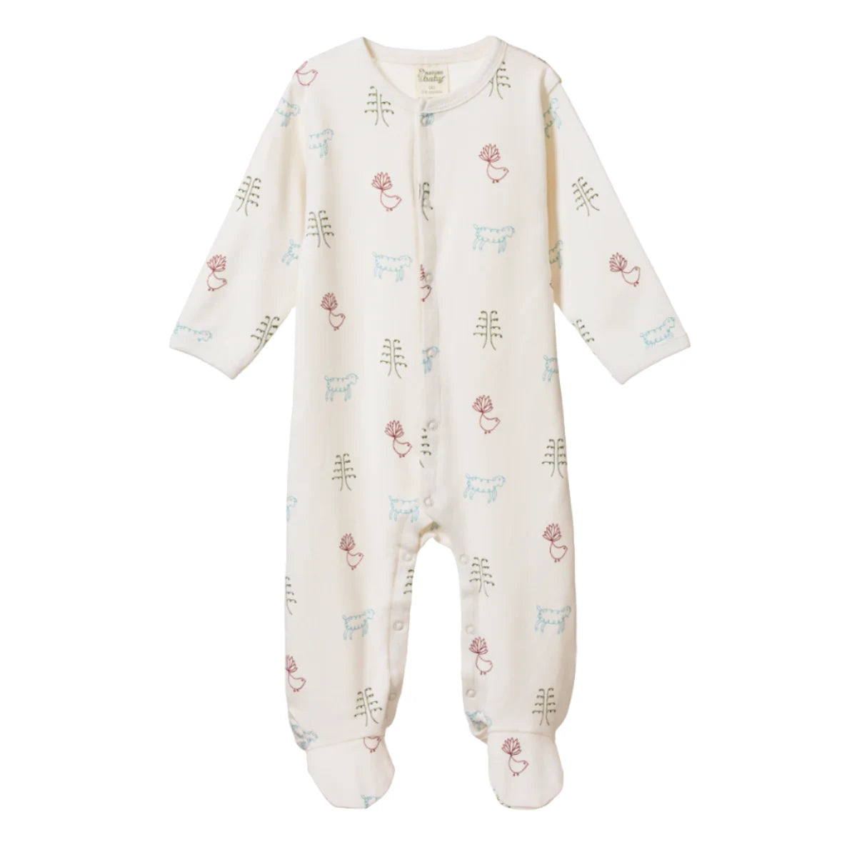 Nature Baby - Stretch & Grow Nature Baby Print Growsuit Nature Baby 