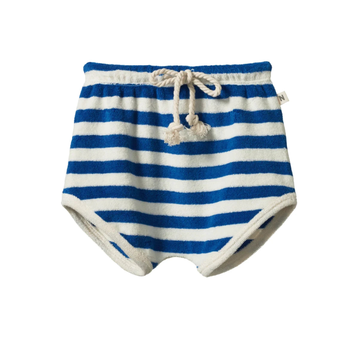 Nature Baby Terry Shorts - Mariner Stripe Shorts Nature Baby 