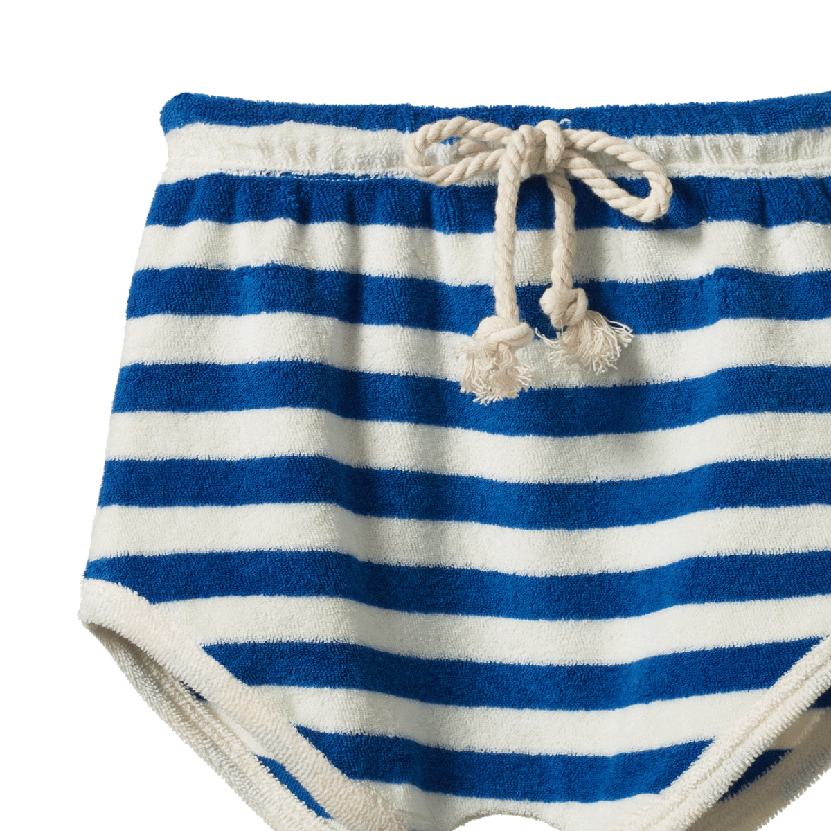 Nature Baby Terry Shorts - Mariner Stripe Shorts Nature Baby 