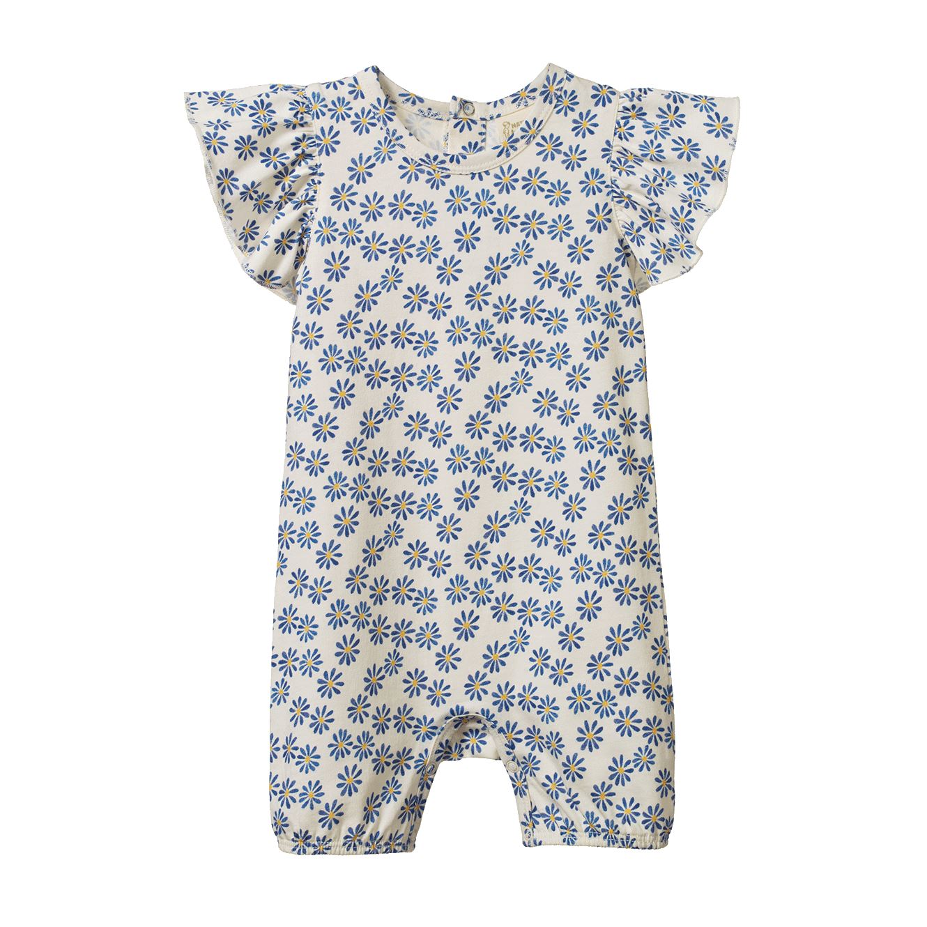 Nature Baby Tilly Suit - Daisy Daze Meadow Print Growsuit Nature Baby 