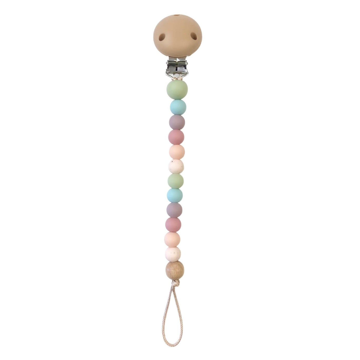 Nature Bubz - Zuri Dummy Clip | Vintage Rainbow Dummy Clip Nature Bubz 