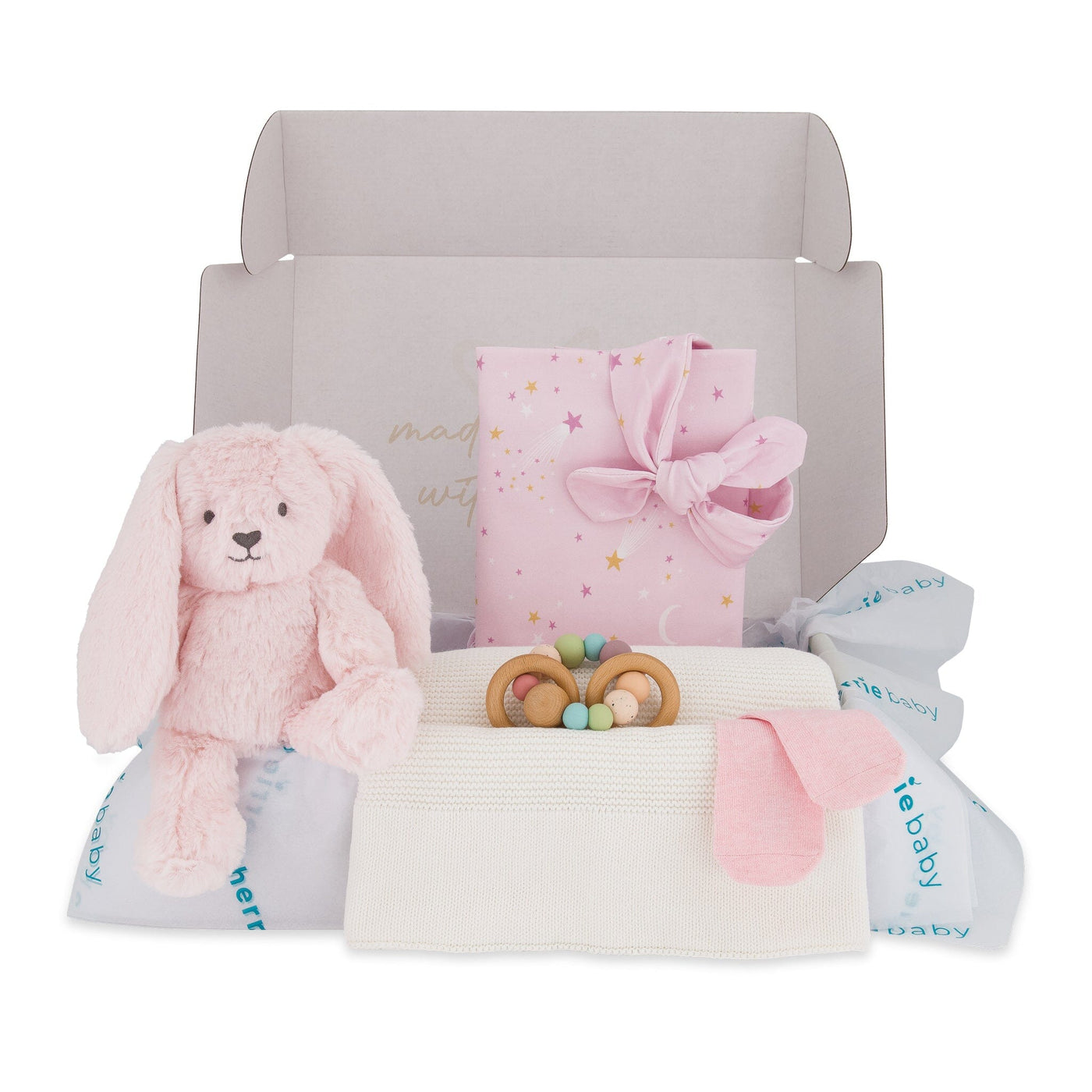 Newborn Gift Set - Little Star - With Optional Personalised Name Gift Hamper Cherrie Baby Boutique 