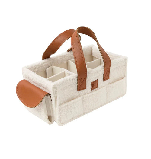Nicci + Lu - Mini Doll Nappy Caddy | Ivory