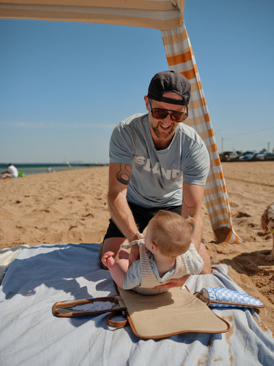 OiOi - Change Mat Clutch | Blue Check Change Mat OiOi 