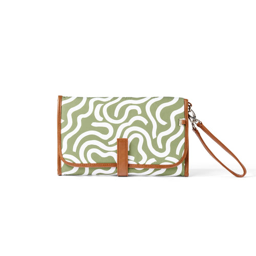 OiOi - Change Mat Clutch | Green Squiggle