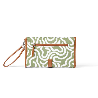 OiOi - Change Mat Clutch | Green Squiggle Change Mat OiOi 