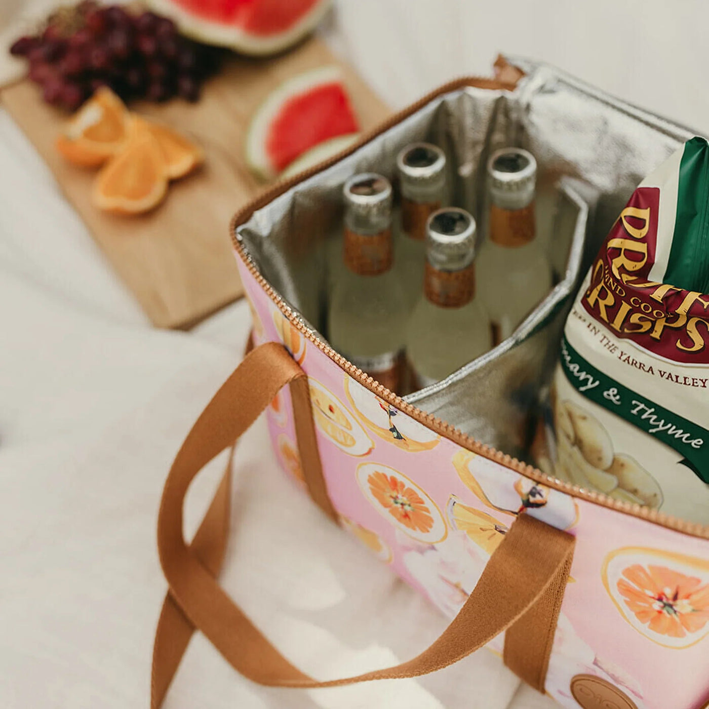 OiOi Maxi Insulated Lunch Bag - Tutti Frutti Mealtime OiOi 