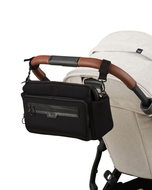 OiOi - Multitasker Pram Caddy 2.0 | Black Neoprene