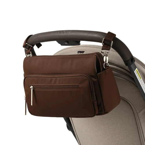 Oioi - Multitasker Pram Caddy 2.0 | Chocolate Nylon
